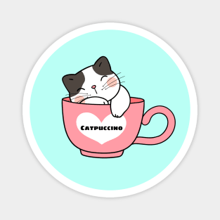 Catpuccino - Cat Pun Magnet